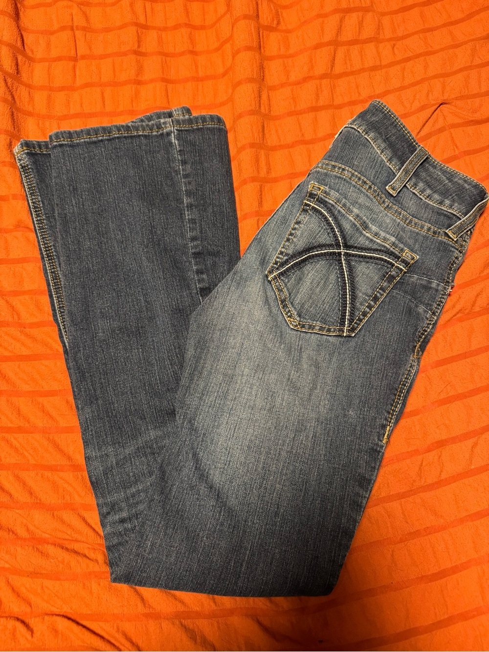 Ariat Dark Wash Bootcut Jeans - Blue Denim
